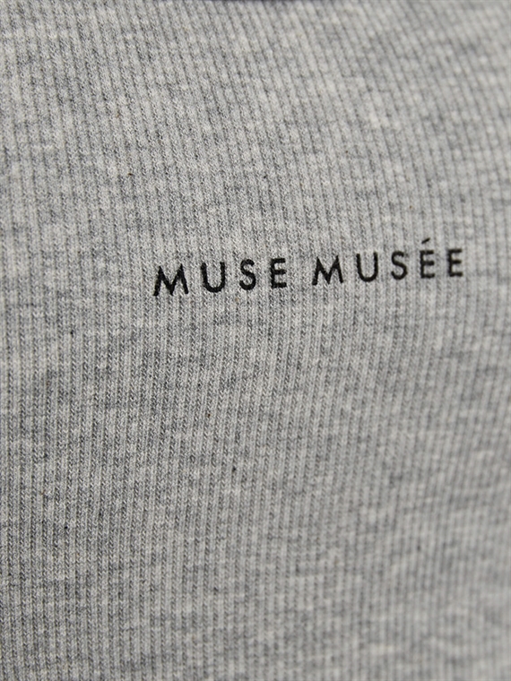 Copenhagen Muse CMSIV Top, Light Grey Melange 